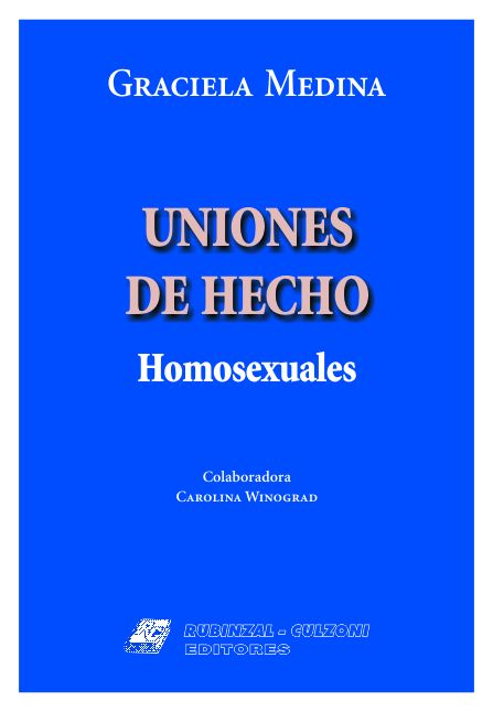 Uniones de Hecho. Homosexuales.