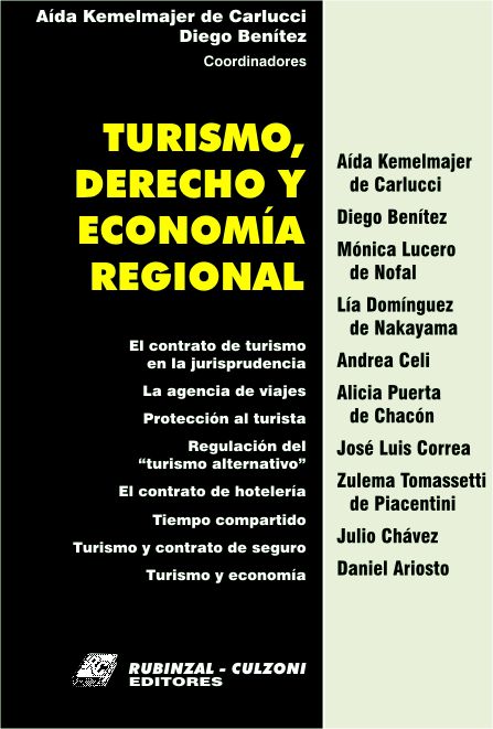 Turismo, Derecho y Economía Regional