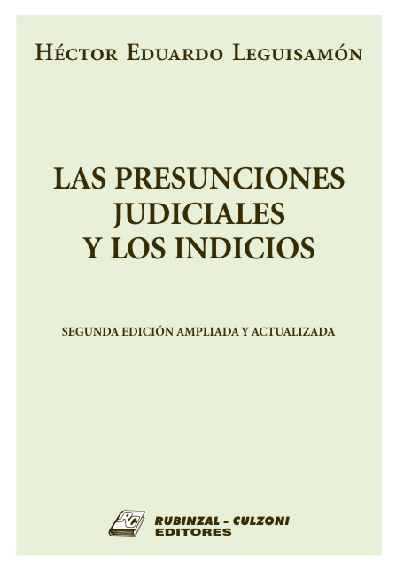 Las presunciones judiciales y los indicios