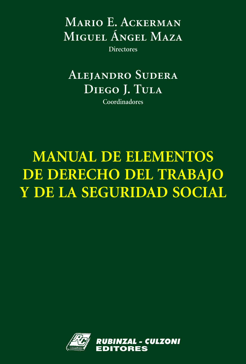 Manual de elementos de Derecho del Trabajo y de la Seguridad Social  