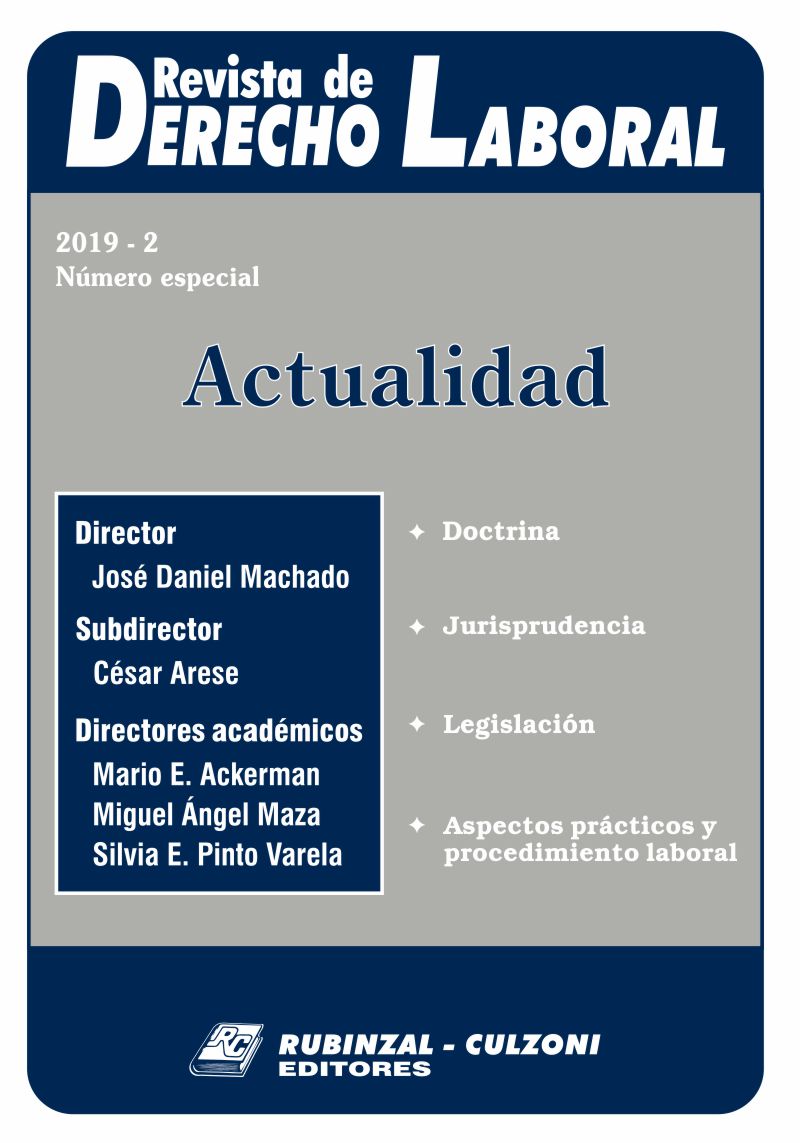 Revista de Derecho Laboral Actualidad - Número especial