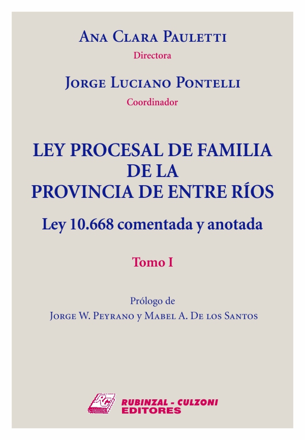 Ley Procesal de Familia de la Provincia de Entre Ríos