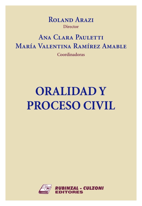 Oralidad y Proceso Civil