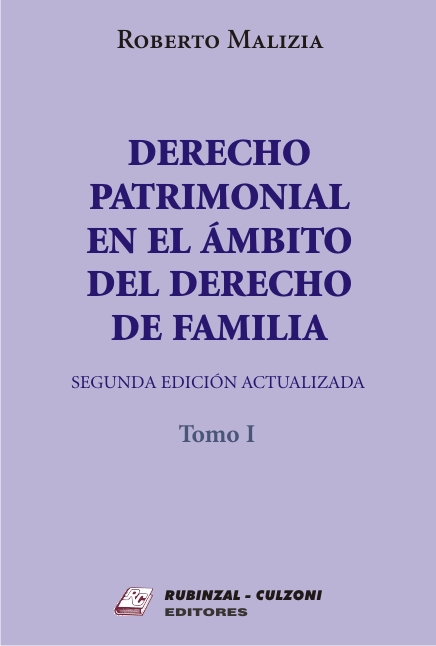 Derecho patrimonial en el ámbito del Derecho de Familia - Tomo I - 2ª edición actualizada