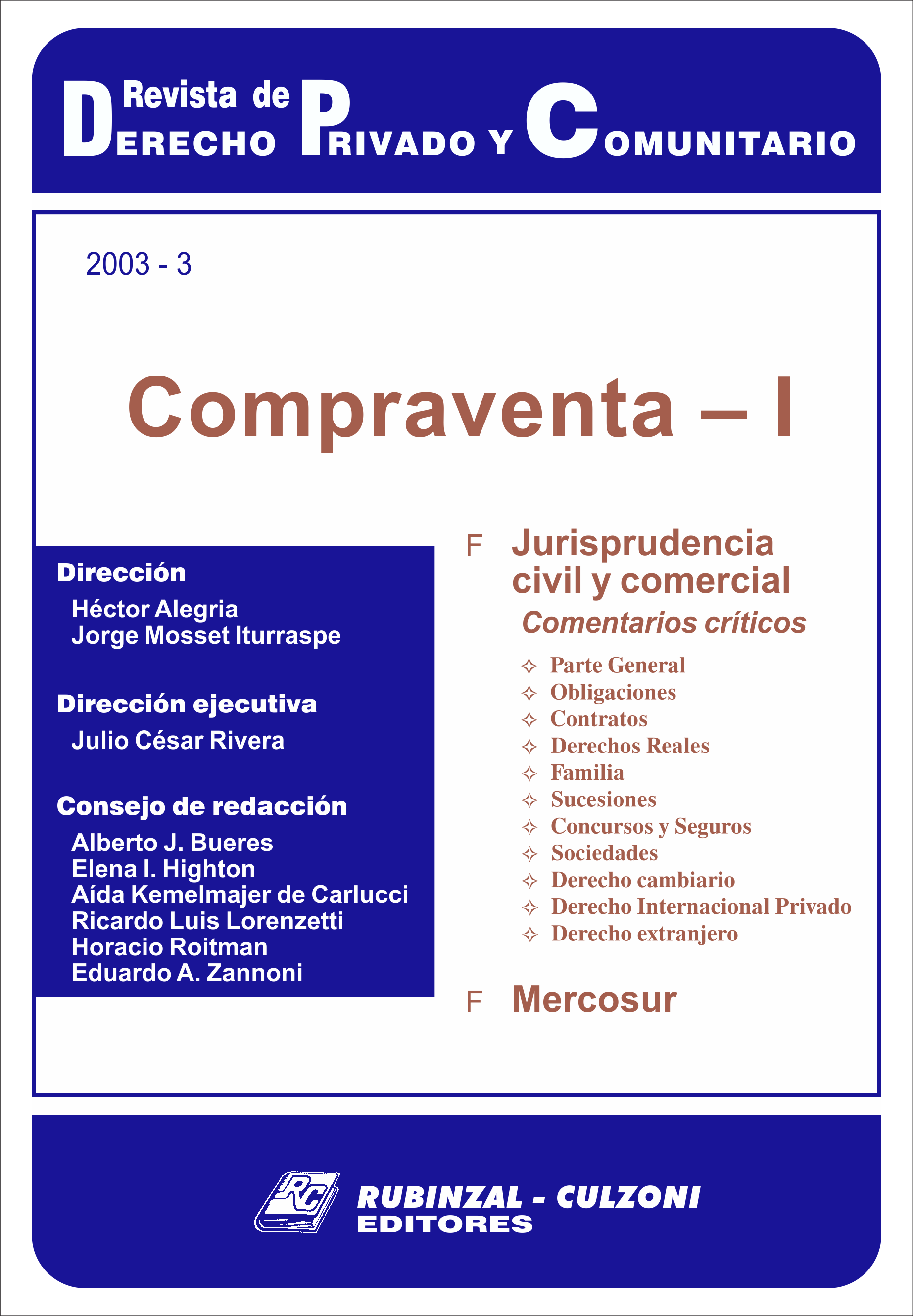 Revista de Derecho Privado y Comunitario - Compraventa - I.