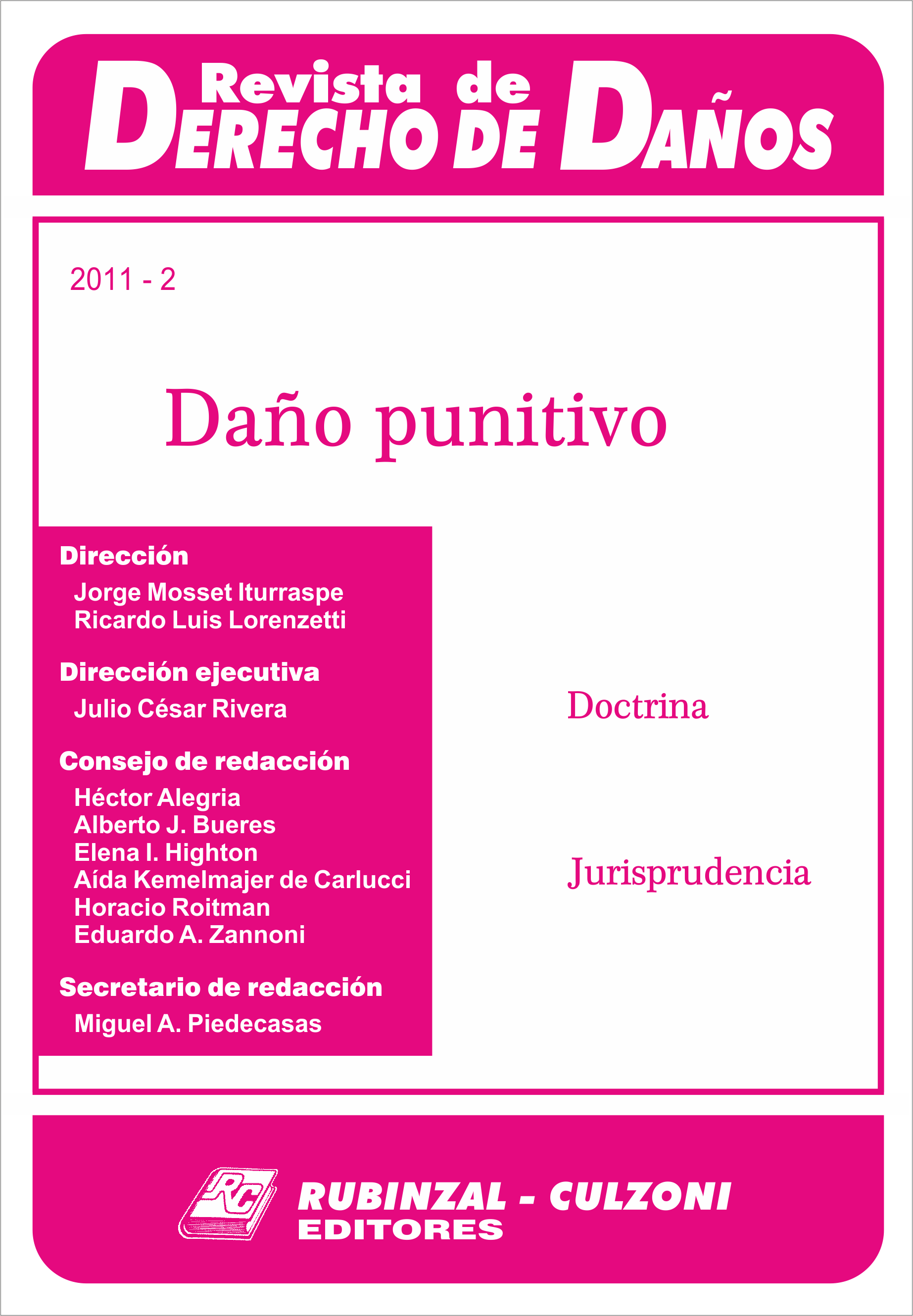 Revista de Derecho de Daños - Daño Punitivo.