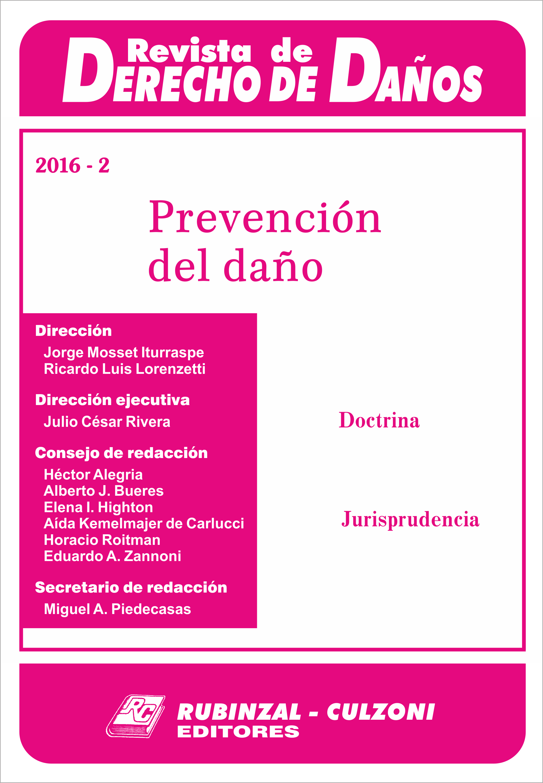Revista de Derecho de Daños - Prevención del daño