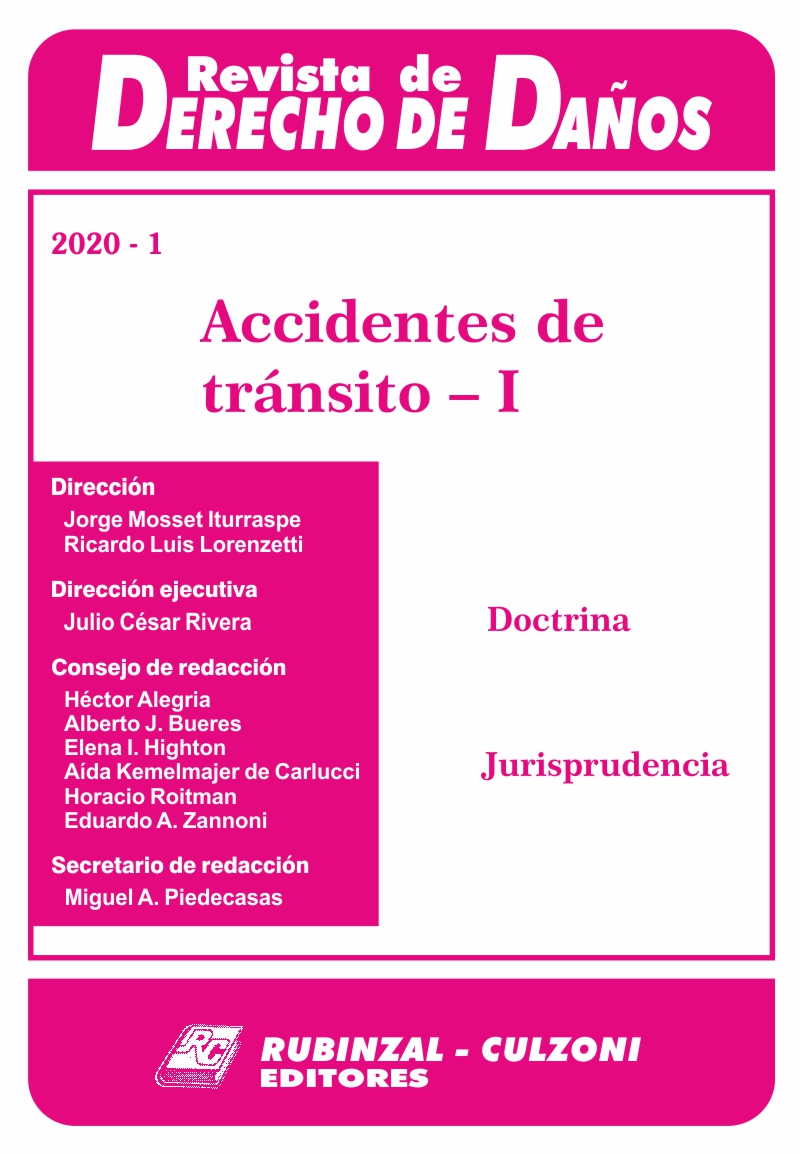 Revista de Derecho de Daños - Accidentes de tránsito - I