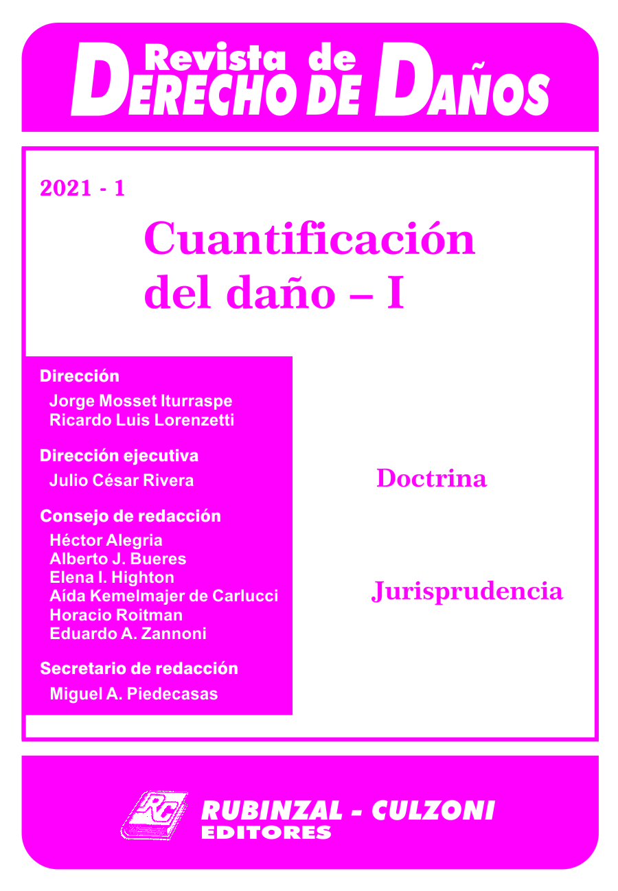 Revista de Derecho de Daños - Cuantificación del daño - I