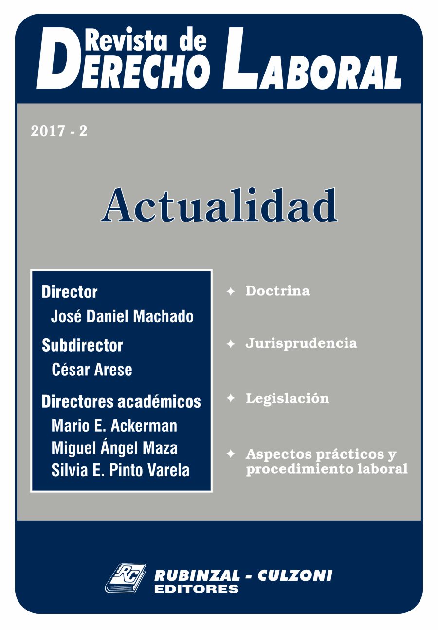 Revista de Derecho Laboral Actualidad - Año 2017 - 2.