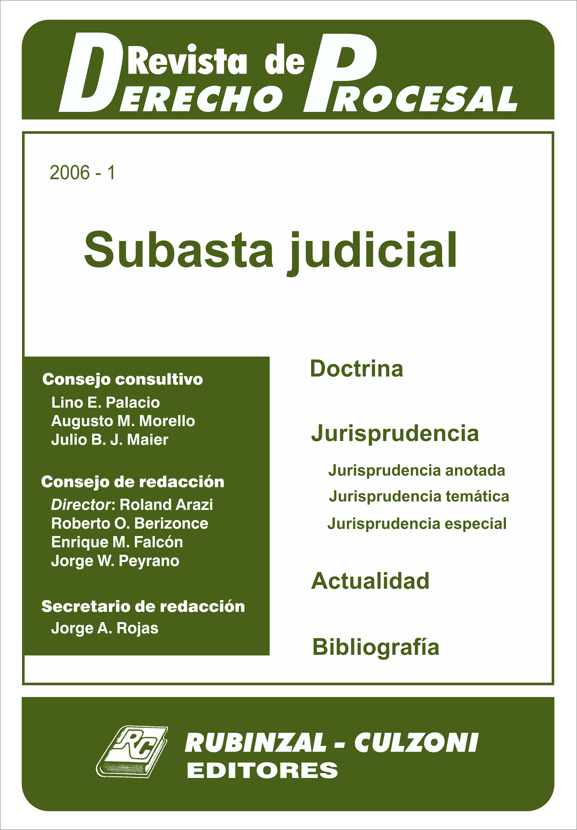 Revista de Derecho Procesal - Subasta judicial.