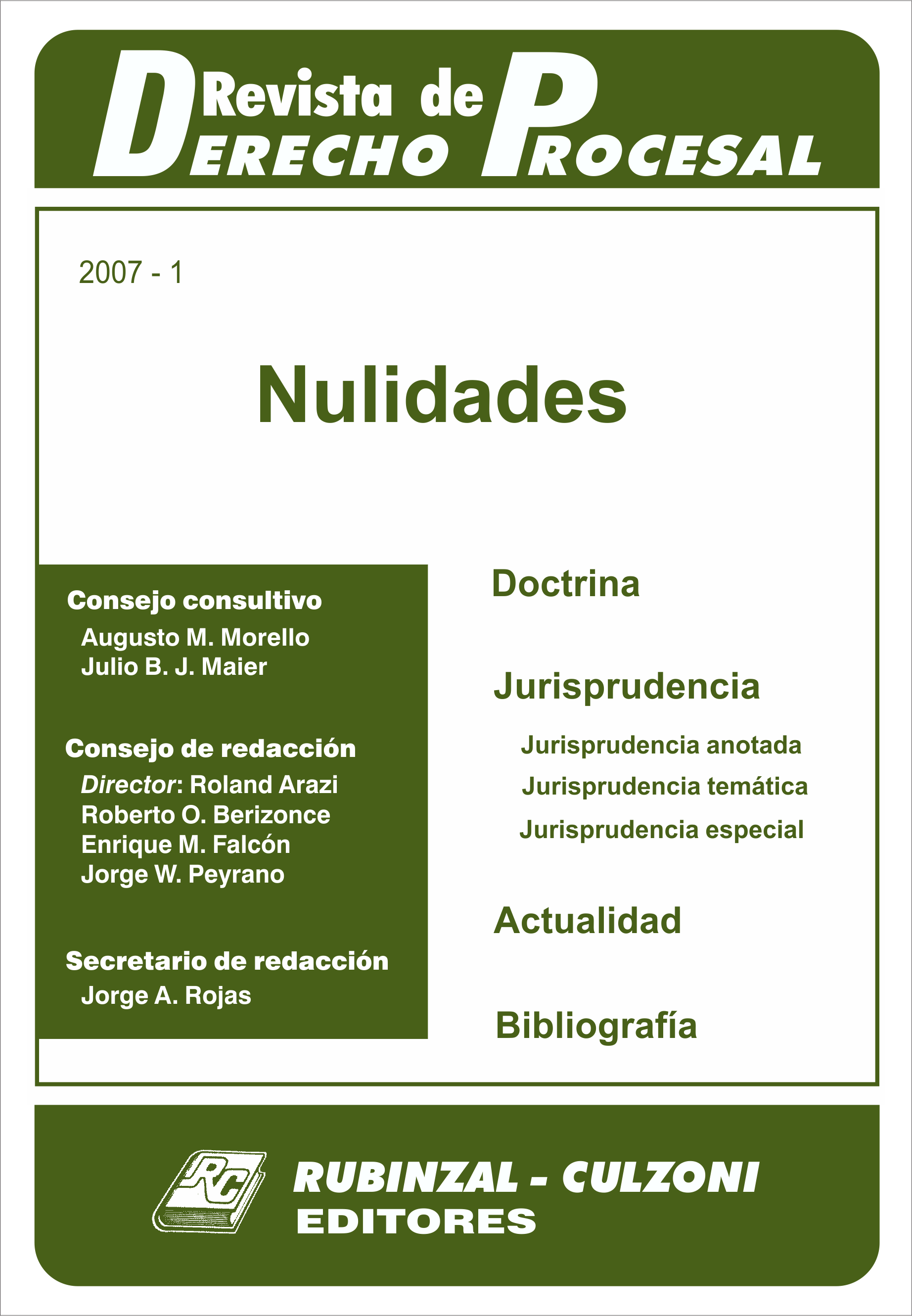Revista de Derecho Procesal - Nulidades.