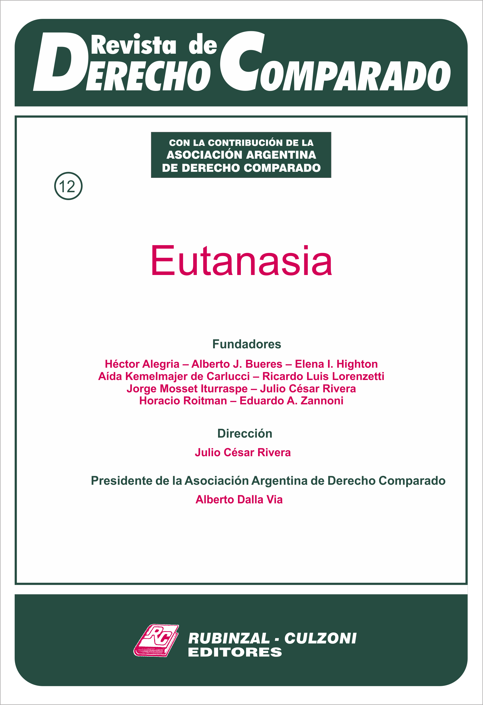 Revista de Derecho Comparado - Doctrina (Eutanasia).