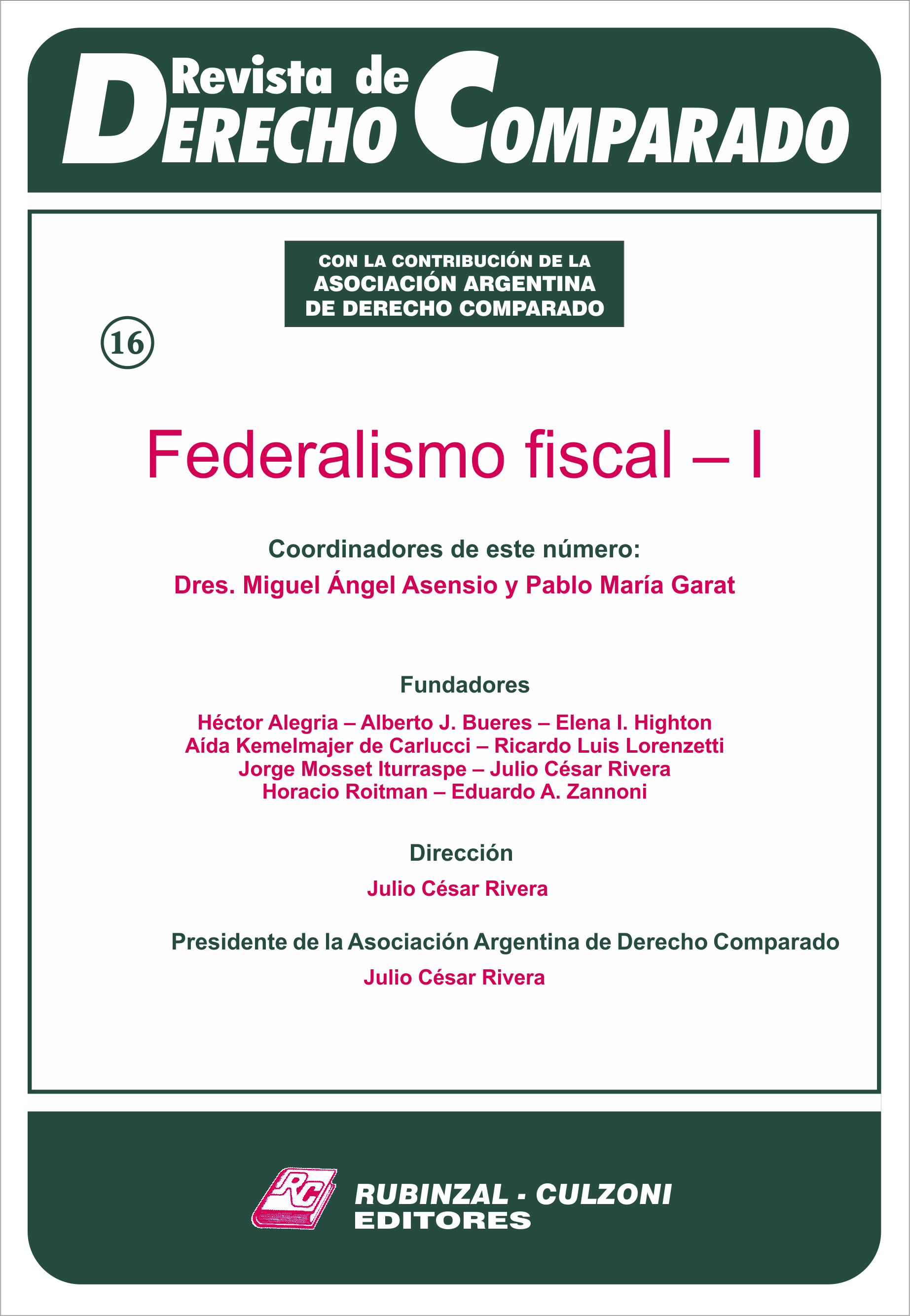 Revista de Derecho Comparado - Federalismo Fiscal - I.