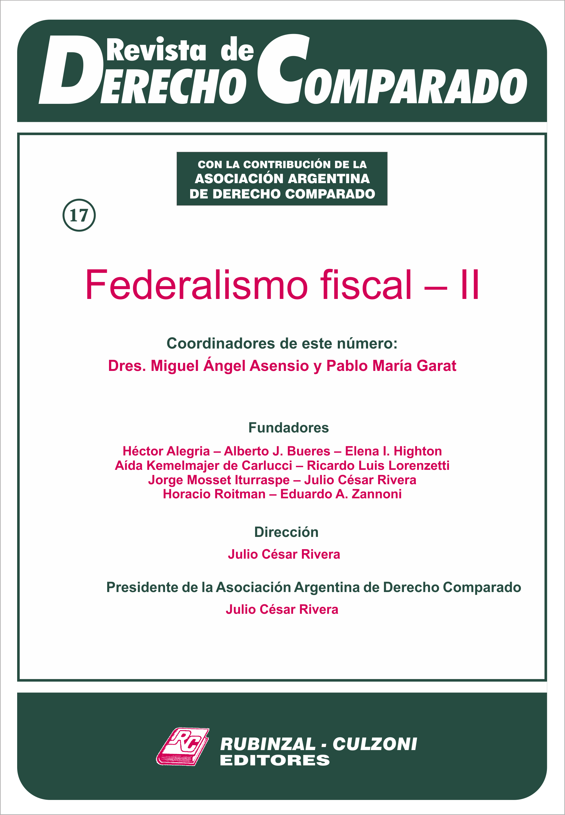 Revista de Derecho Comparado - Federalismo Fiscal - II.