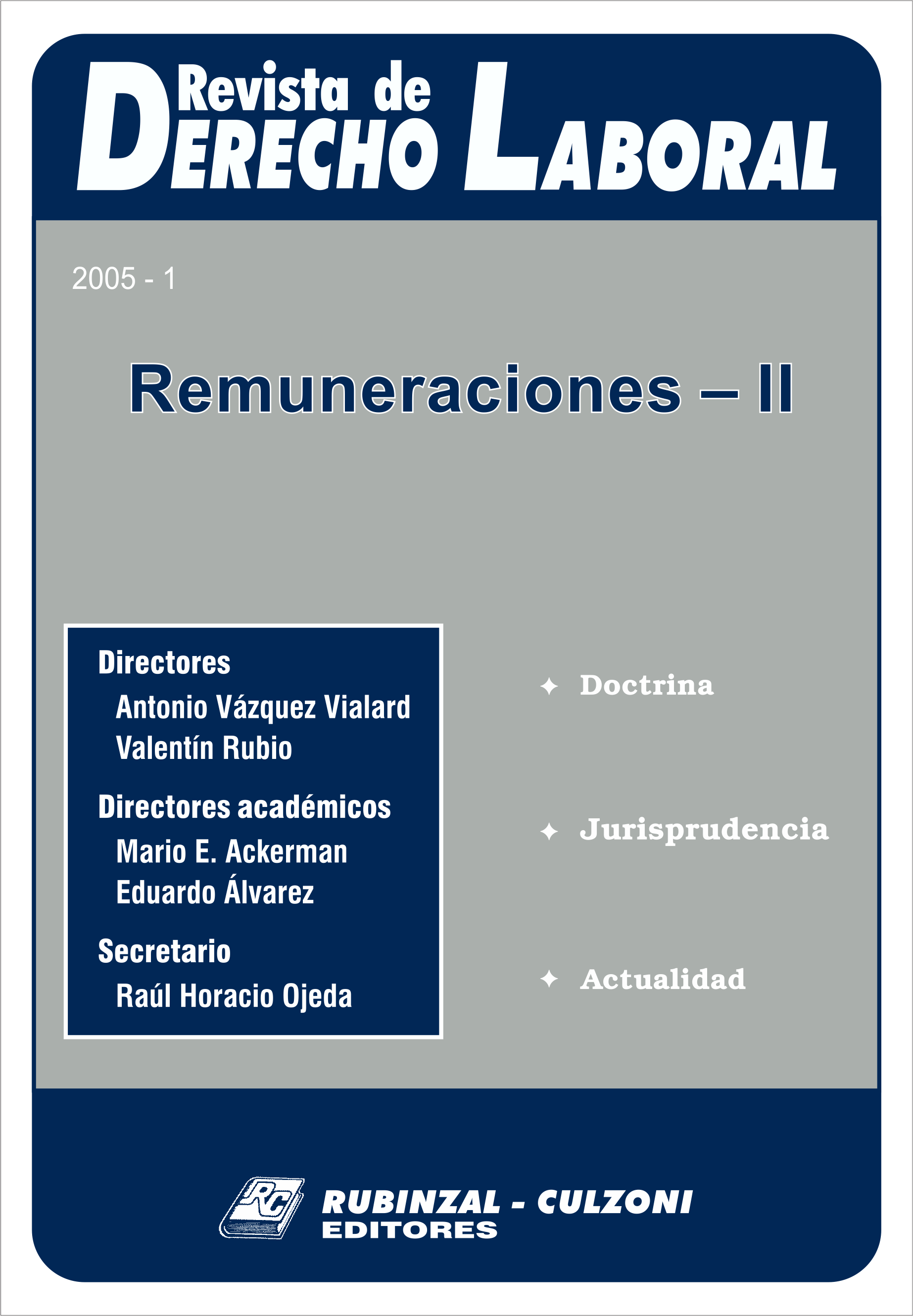 Revista de Derecho Laboral - Remuneraciones II.