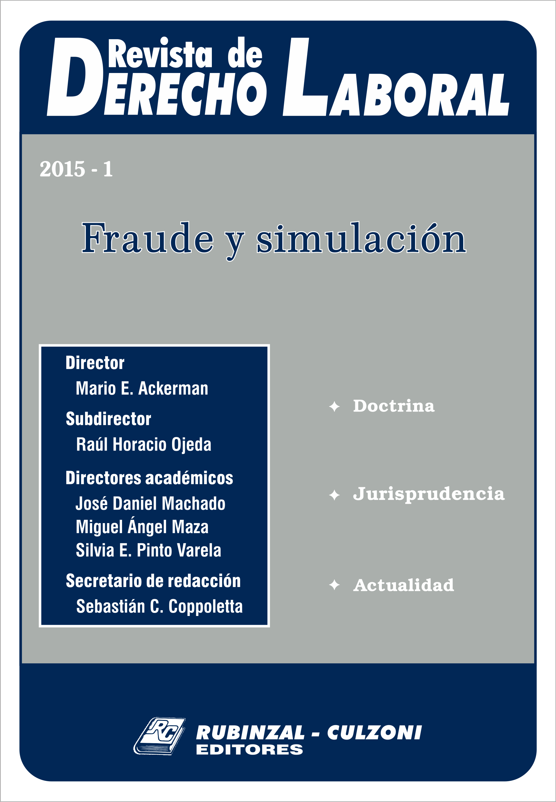 Revista de Derecho Laboral - Fraude y simulación