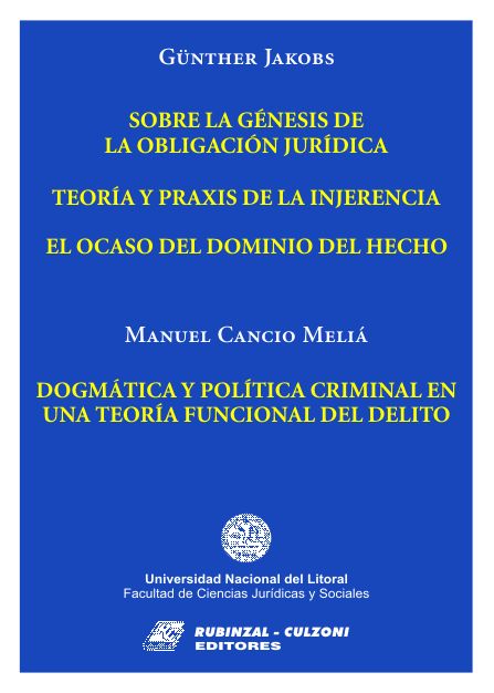 Conferencias sobre temas penales.