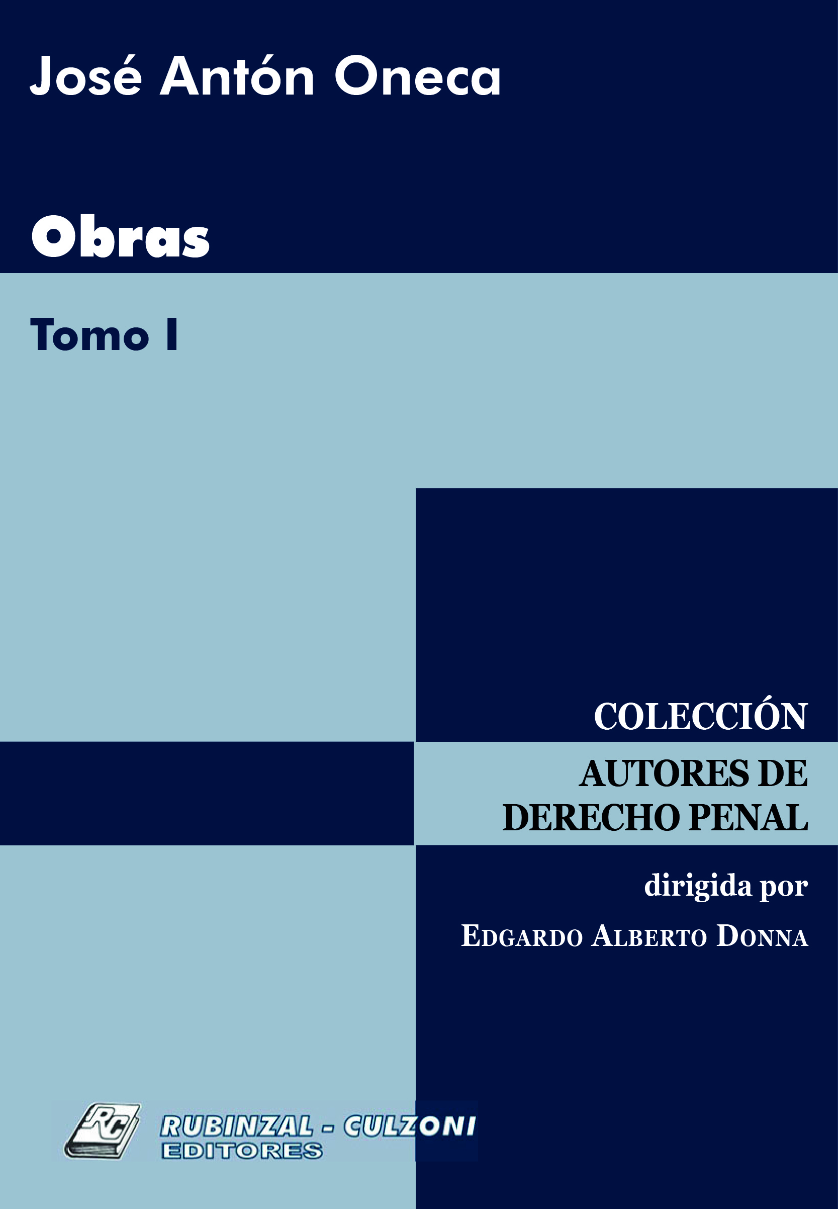 Obras. - Tomo I.