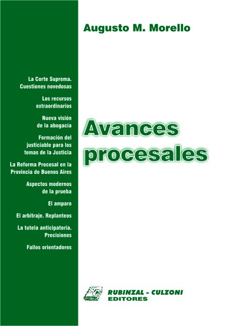 Avances procesales.