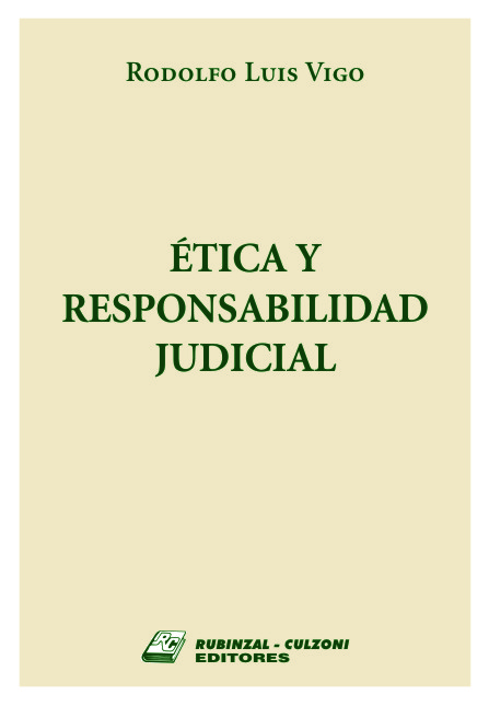 Ética y responsabilidad judicial.
