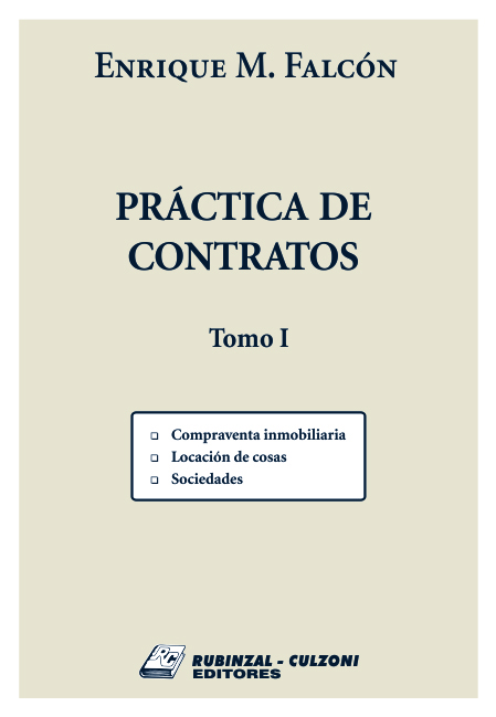 Práctica de Contratos. - Tomo I.