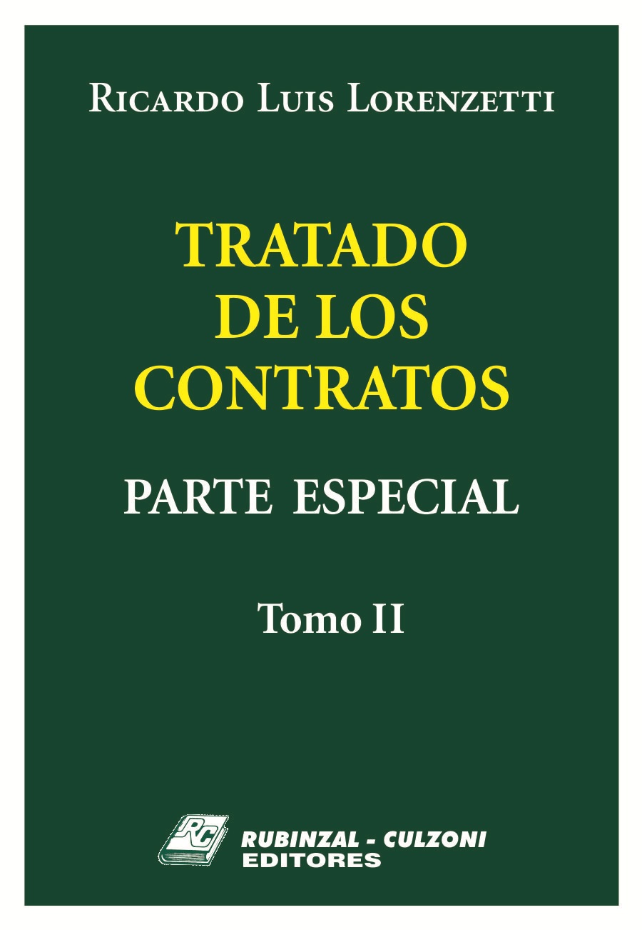 Tratado de los contratos. Parte especial Tomo II