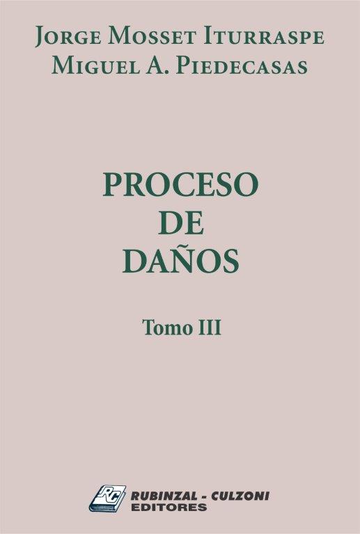 Proceso de daños - Tomo III