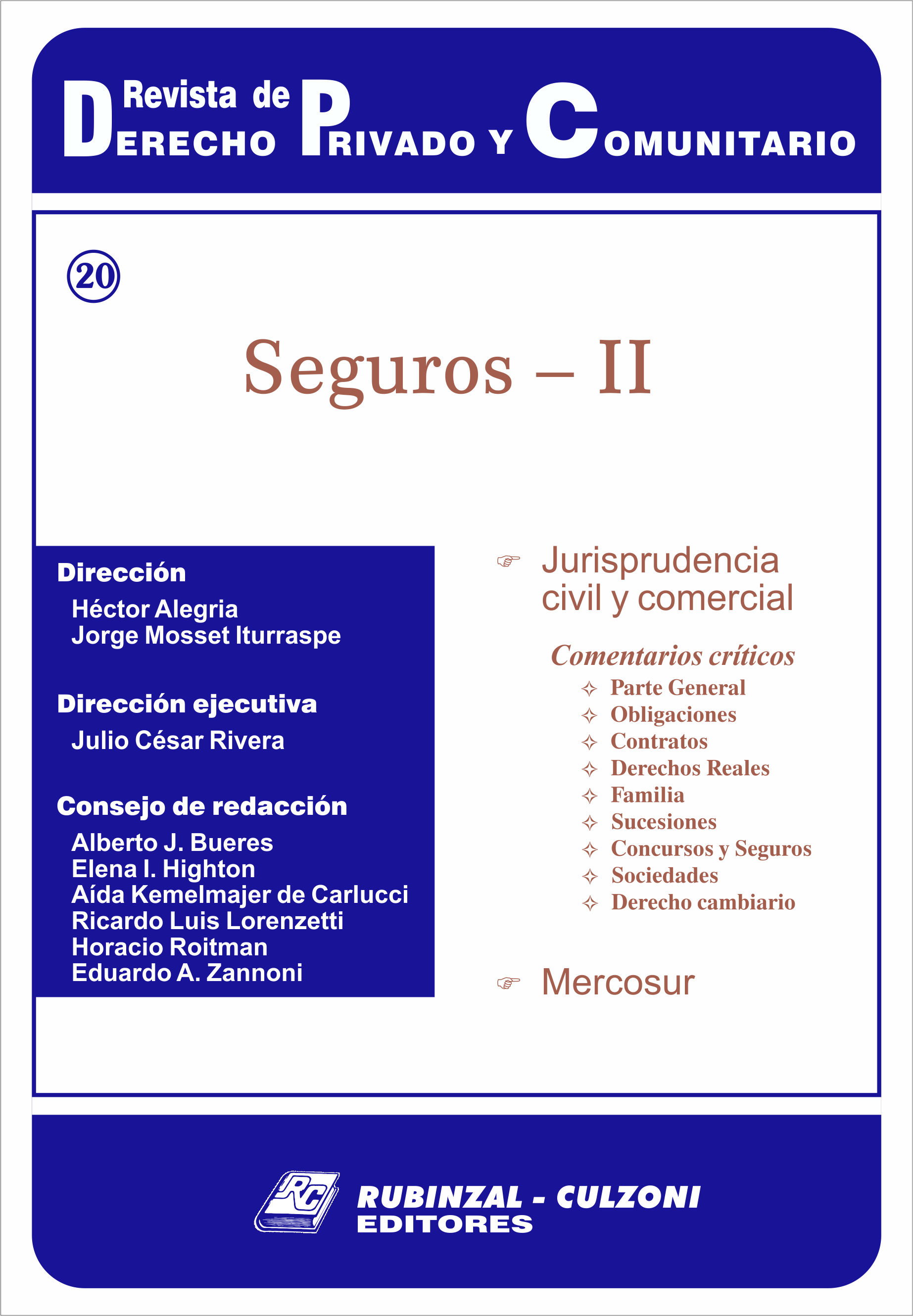 Seguros - II. [1999-20]
