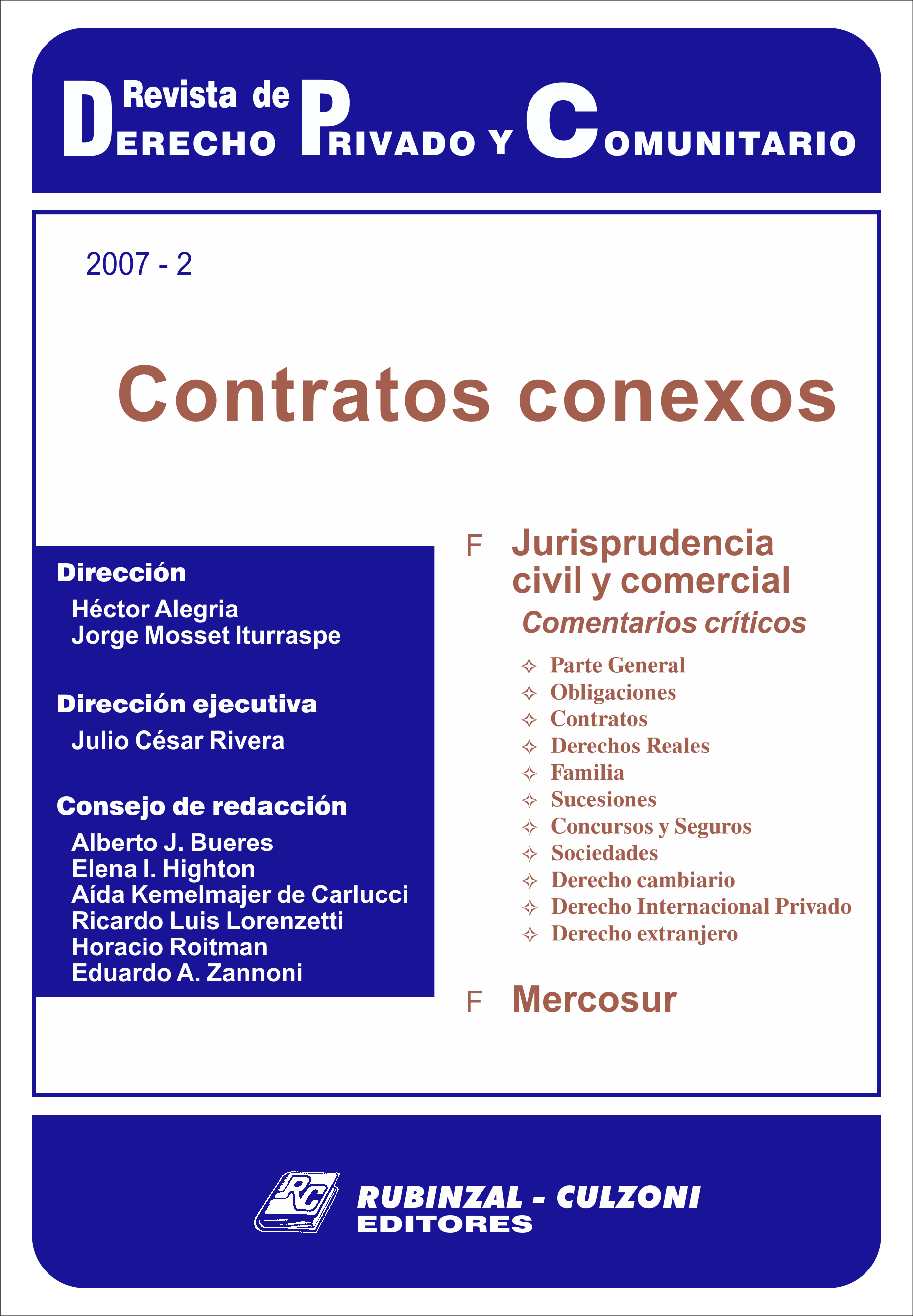 Contratos conexos. [2007-2]