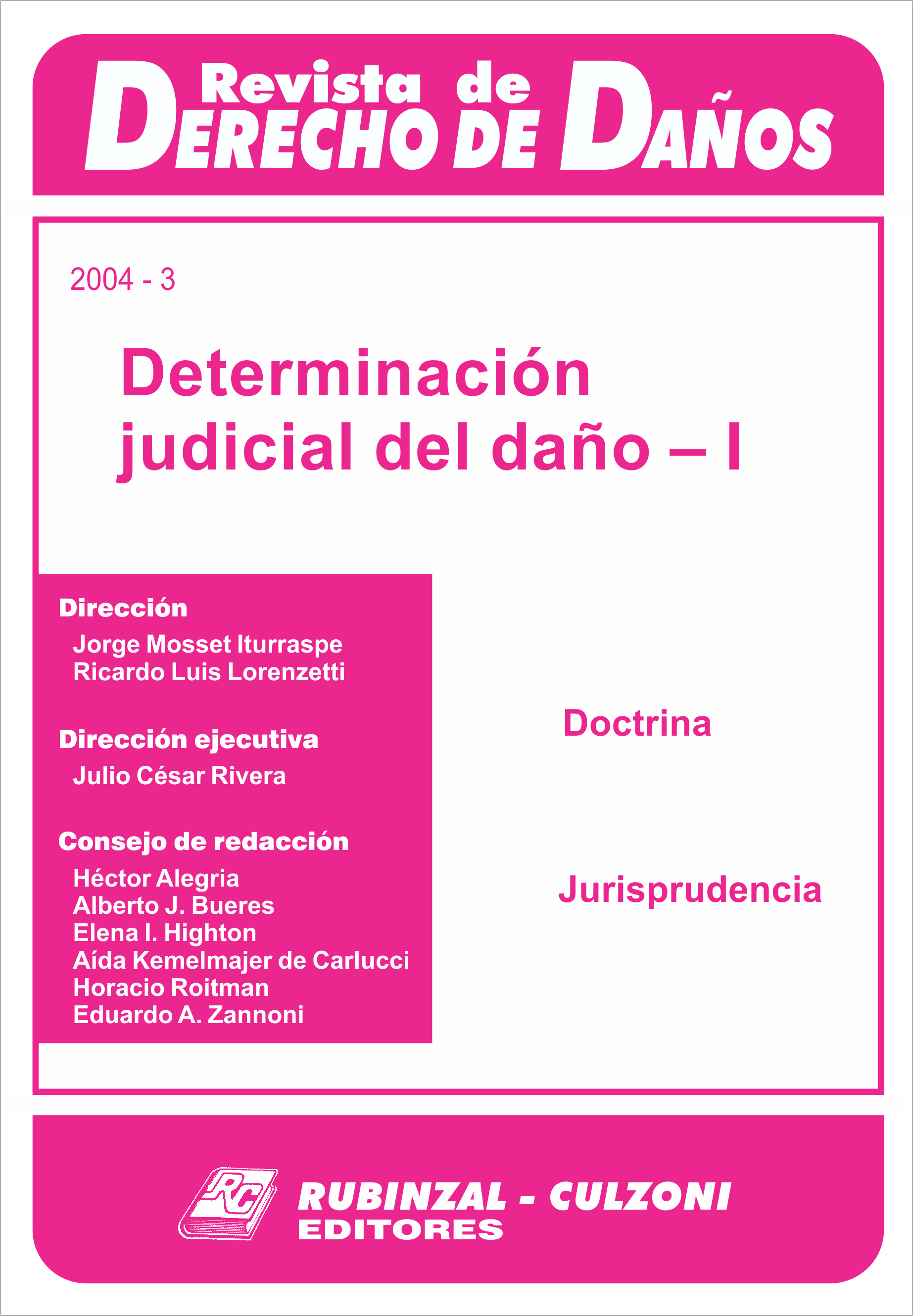 Determinación judicial del daño - I. [2004-3]