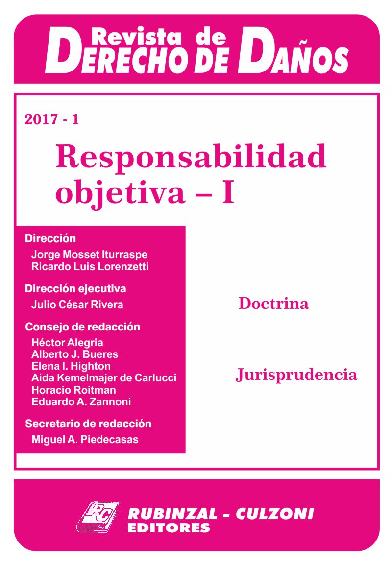 Responsabilidad objetiva - I [2017-1]