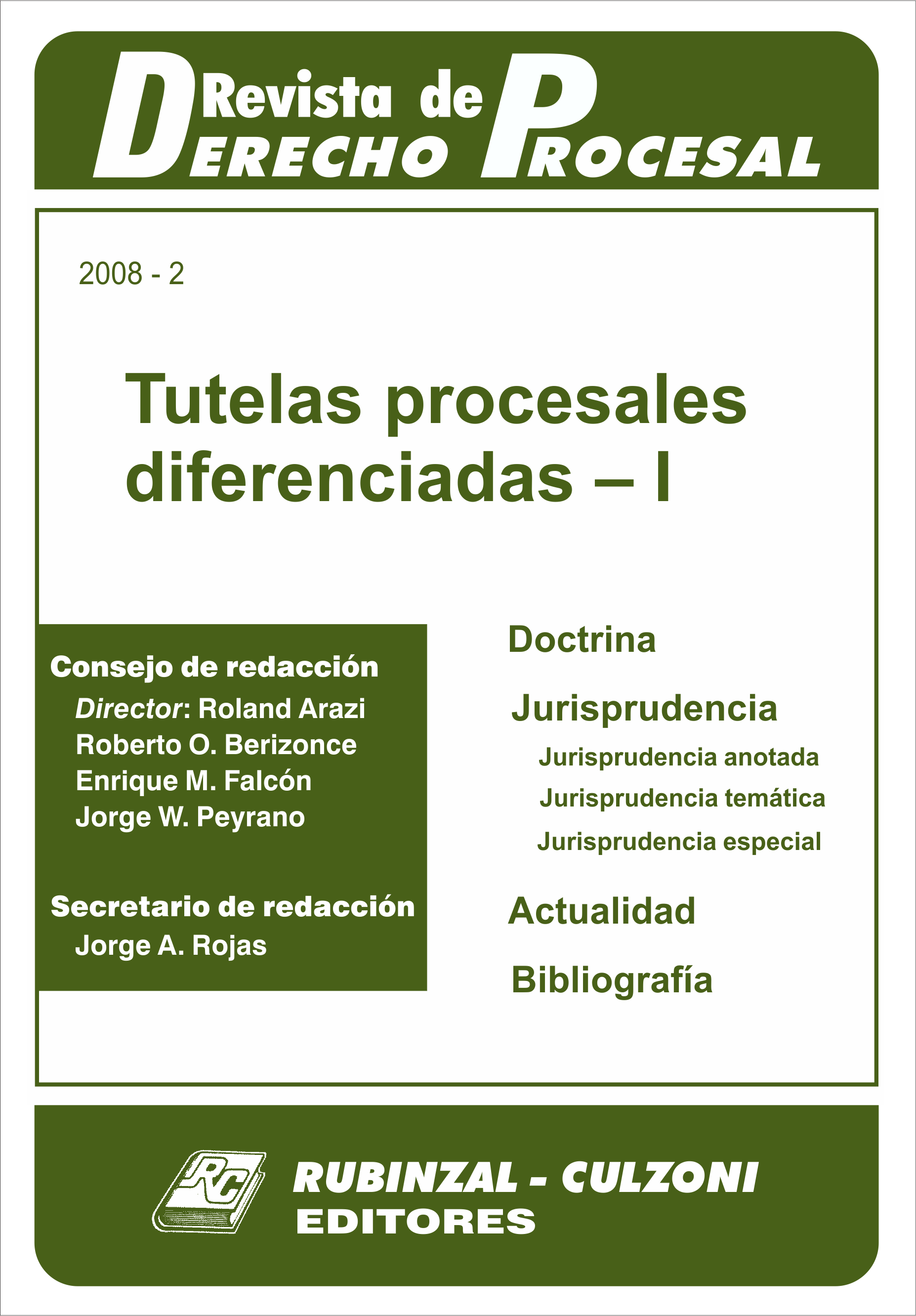 Revista de Derecho Procesal - Tutelas procesales diferenciadas - I.