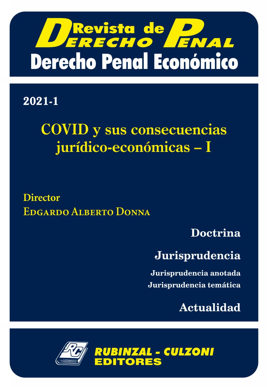 COVID y sus consecuencias jurídico-económicas - I [2021-1]