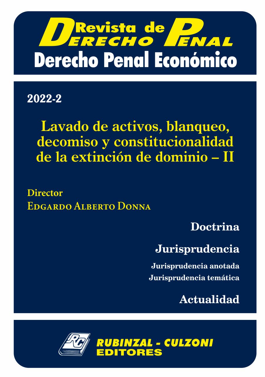 Revista de Derecho Penal Económico