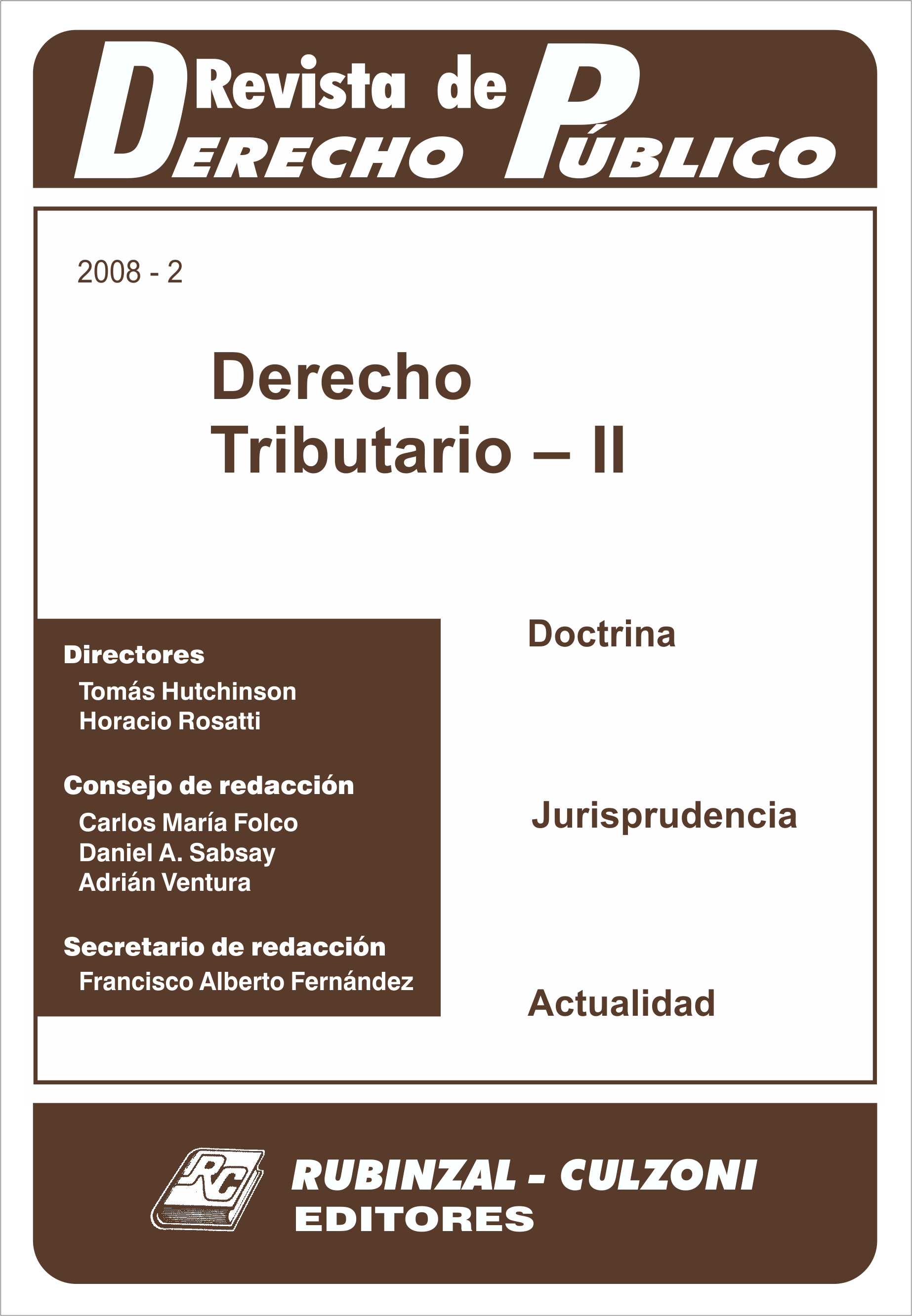 Revista de Derecho Público - Derecho Tributario - II.
