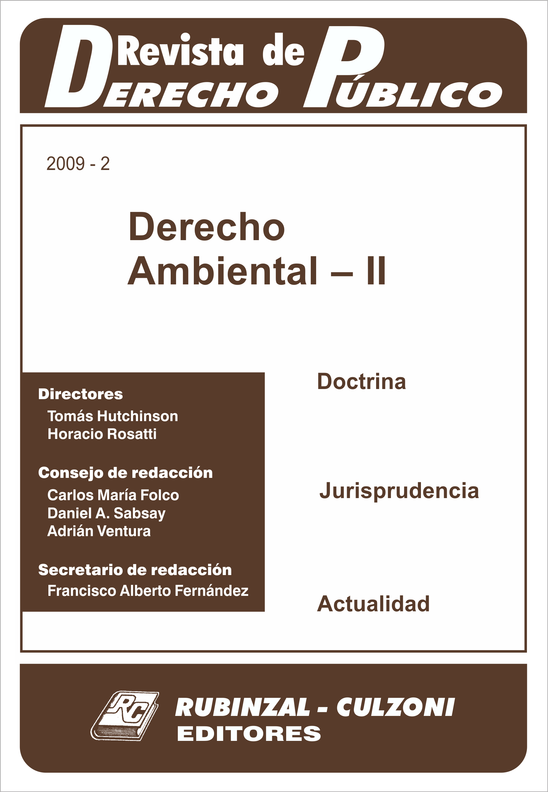 Revista de Derecho Público - Derecho Ambiental - II.