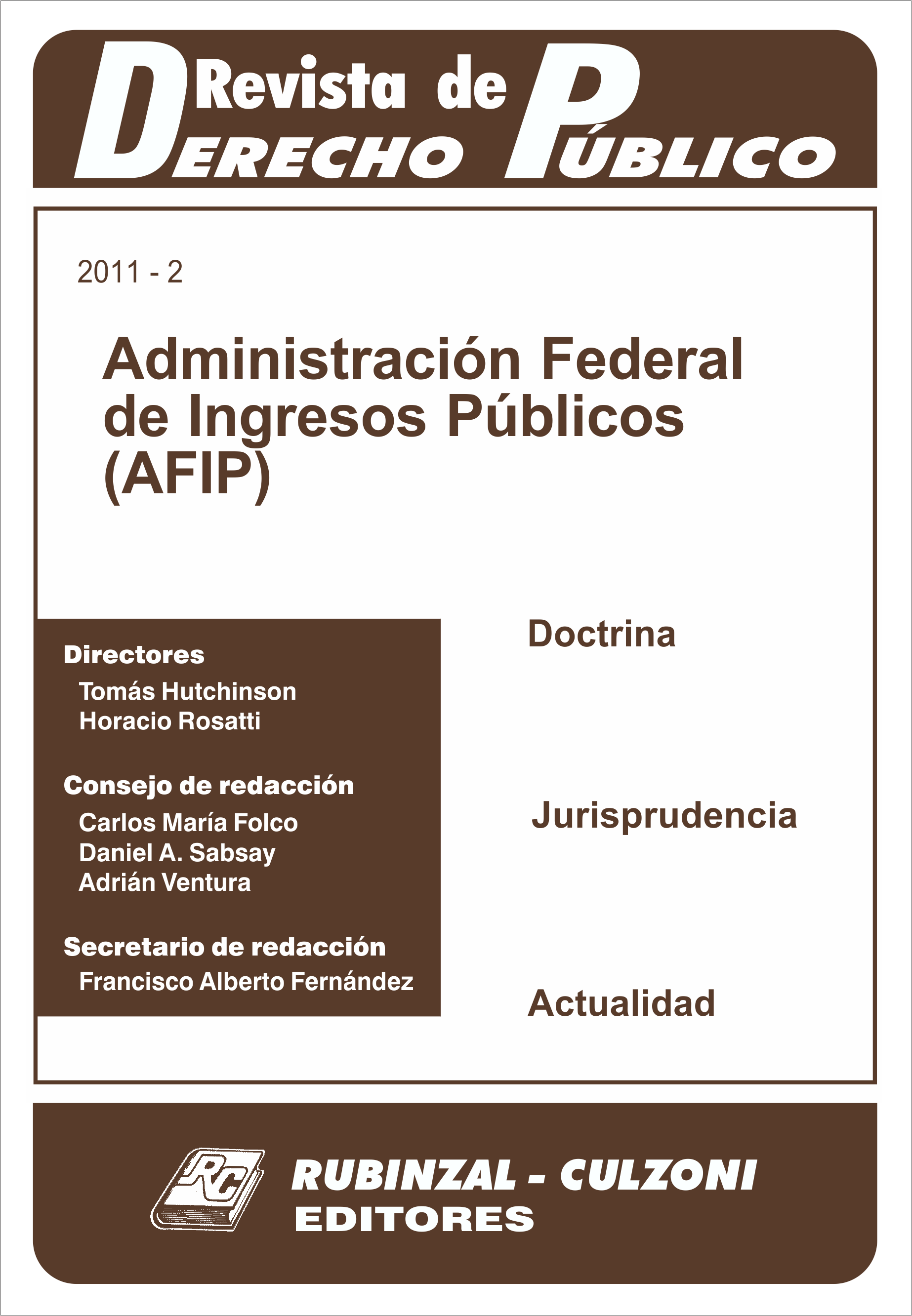 Revista de Derecho Público - Administración Federal de Ingresos Públicos (AFIP)