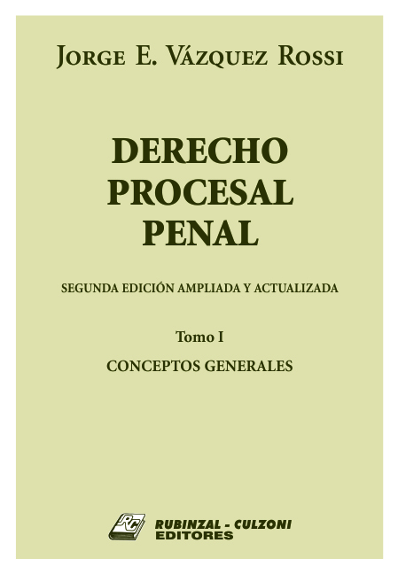 Derecho Procesal Penal.